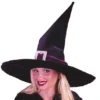 Morris Costume Accessories Witch Hat Pleated Velour