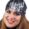 Morris Cloche Hat Sequin Costume Accessories
