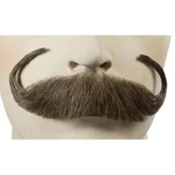 Lacey Costume Handlebar Human Hair Handmade Mustache
