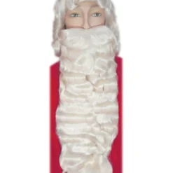 Lacey Costume Jumbo Santa Claus Father Christmas 006K Wig Beard Set
