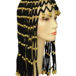 Lacey Costume Headdress Beaded Women's Costume Wigs