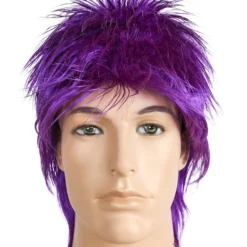 Lacey Costume Rod Stewart Color Ziggy Stardust Punk Bowie Women's Costume Wigs