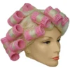 Lacey Costume 1960s Curlers In Hair Wig