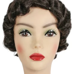 Lacey Costume New Gatsby Mae West 1920s Flapper Wig Women's Costume Wigs 19 Lacey Costume New Gatsby Mae West 1920s Flapper Wig Women's Costume Wigs