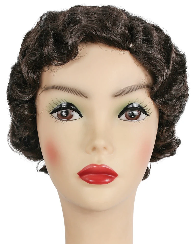 Lacey Costume New Gatsby Mae West 1920s Flapper Wig Women's Costume Wigs 9 Lacey Costume New Gatsby Mae West 1920s Flapper Wig Women's Costume Wigs