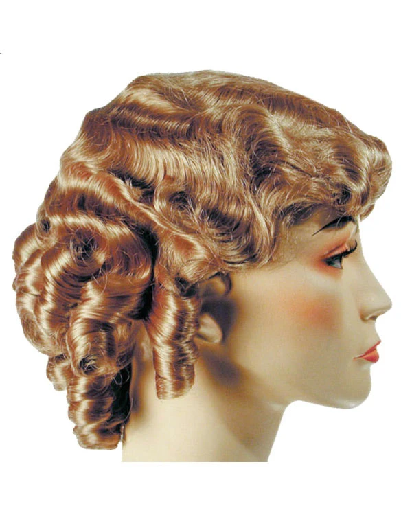 Lacey Costume 1930s Fingerwave Fluff Long Wig 6 Lacey Costume 1930s Fingerwave Fluff Long Wig