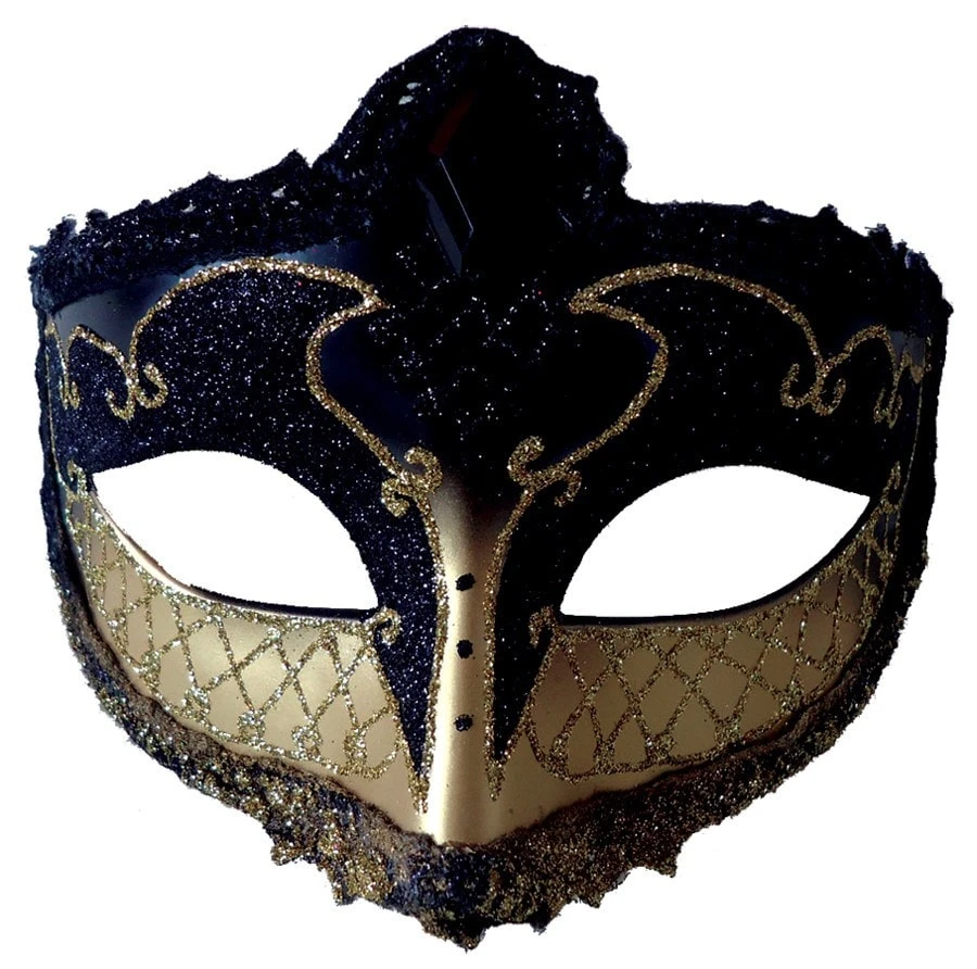 Morris Costume Accessories Mardi Gras Eye Mask Black Gold 4 Morris Costume Accessories Mardi Gras Eye Mask Black Gold