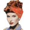 Lacey Costume Riveter Red Wig
