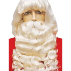 Lacey Costume Santa Set Supreme With Handmade Mustache 007ex Extra Large Women's Costume Wigs