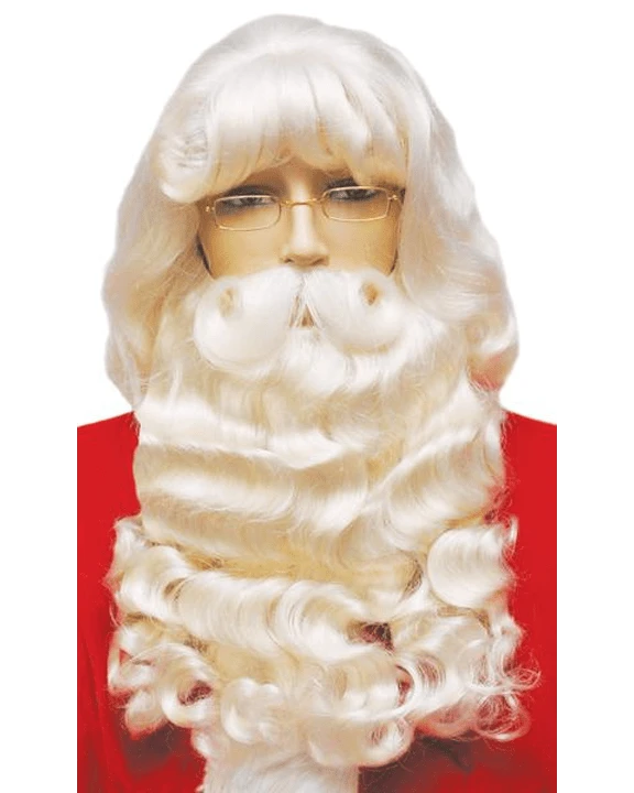 Lacey Costume Santa Set Supreme With Handmade Mustache 007ex Extra Large Women's Costume Wigs 3 Lacey Costume Santa Set Supreme With Handmade Mustache 007ex Extra Large Women's Costume Wigs