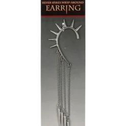 Morris Earring Wrap Spike Silver