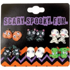 Morris Costume Accessories Earrings Studs With Googly Eyes