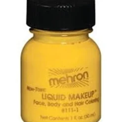Morris Liquid Makeup 1 Oz Yellow Costume Accessories